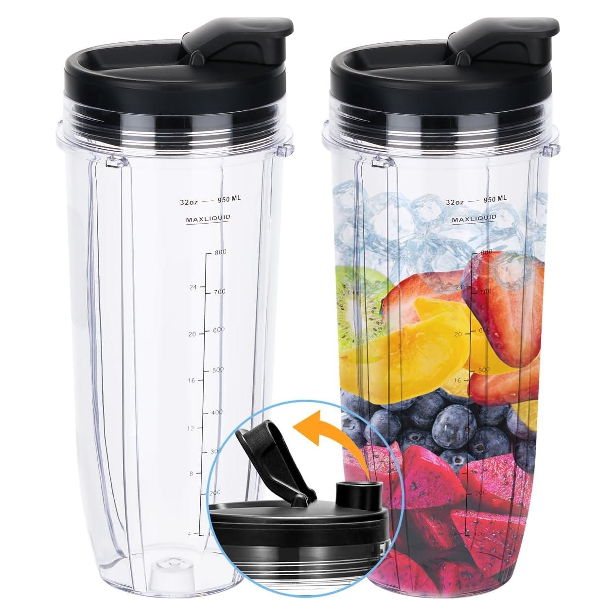 Reemplazo Taza Licuadora Ninja 32oz Tritan 2-Pack