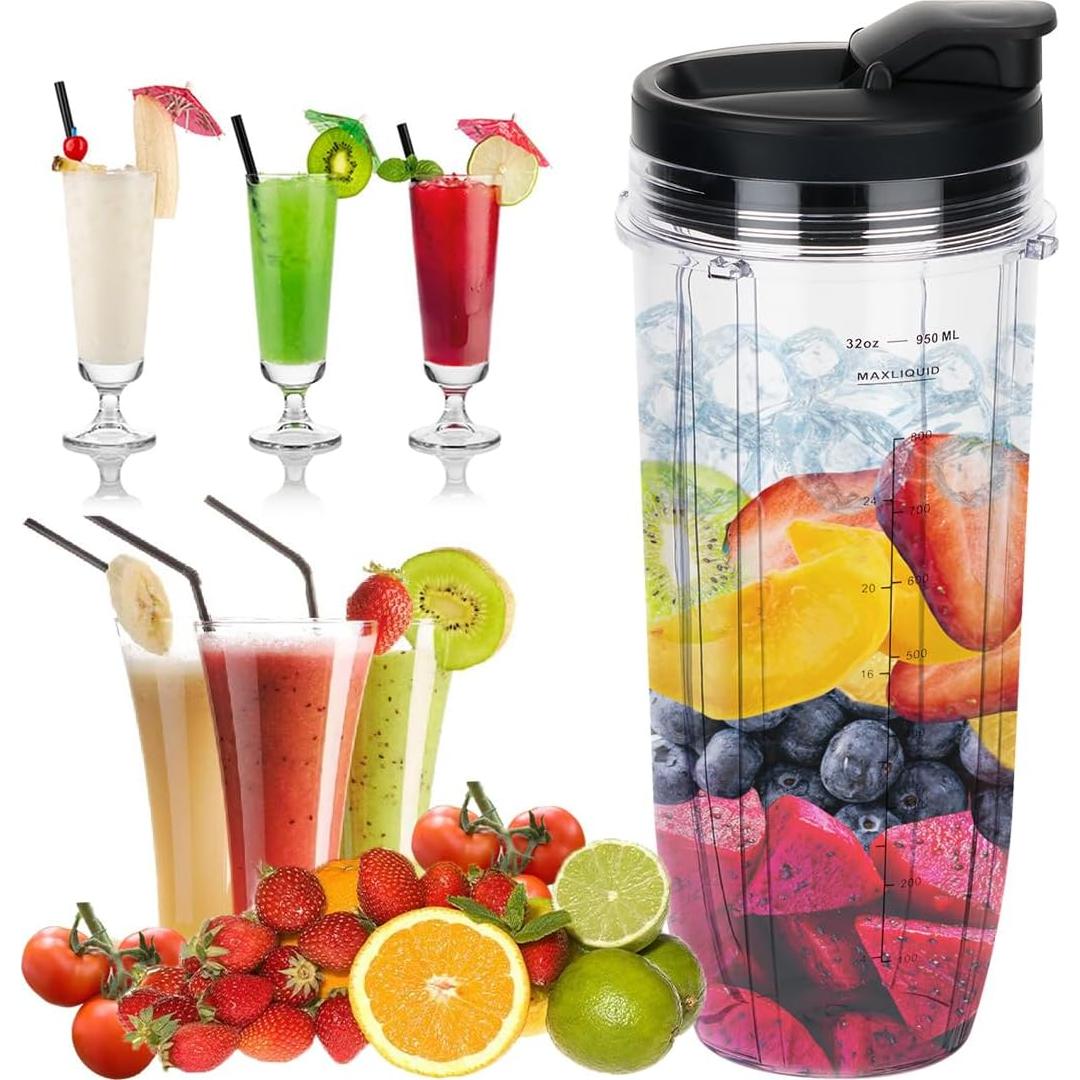 Reemplazo Taza Licuadora Ninja 32oz Tritan 2-Pack