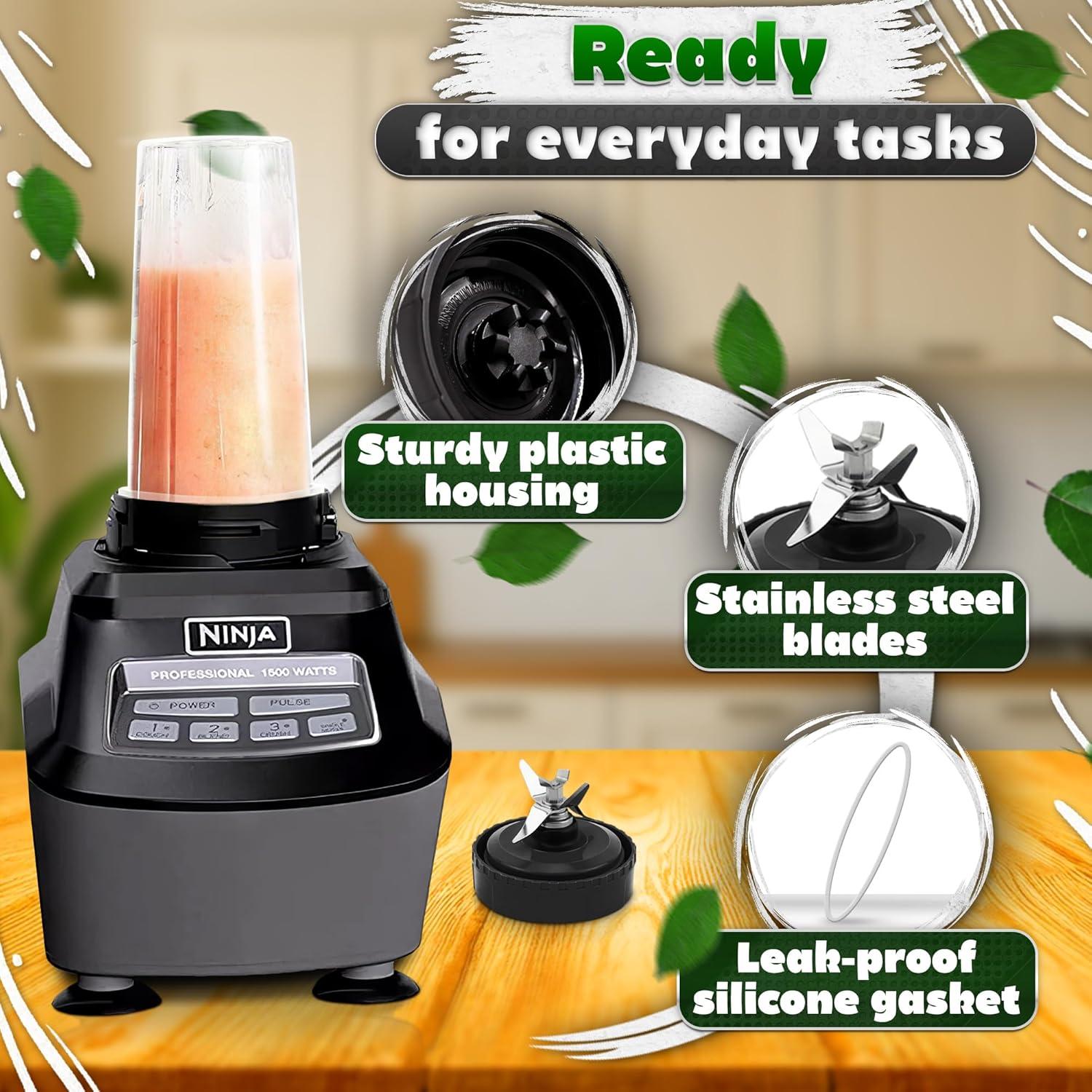 Cuchilla de Licuadora Ninja 6 Aletas 8.51 cm Acero Inoxidable