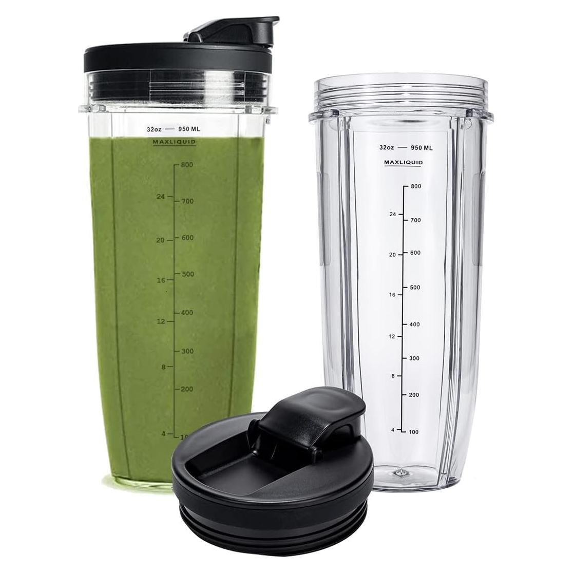 Tazas de Reemplazo 32 oz Ninja Nutri BN401 BN800 - 2 Piezas