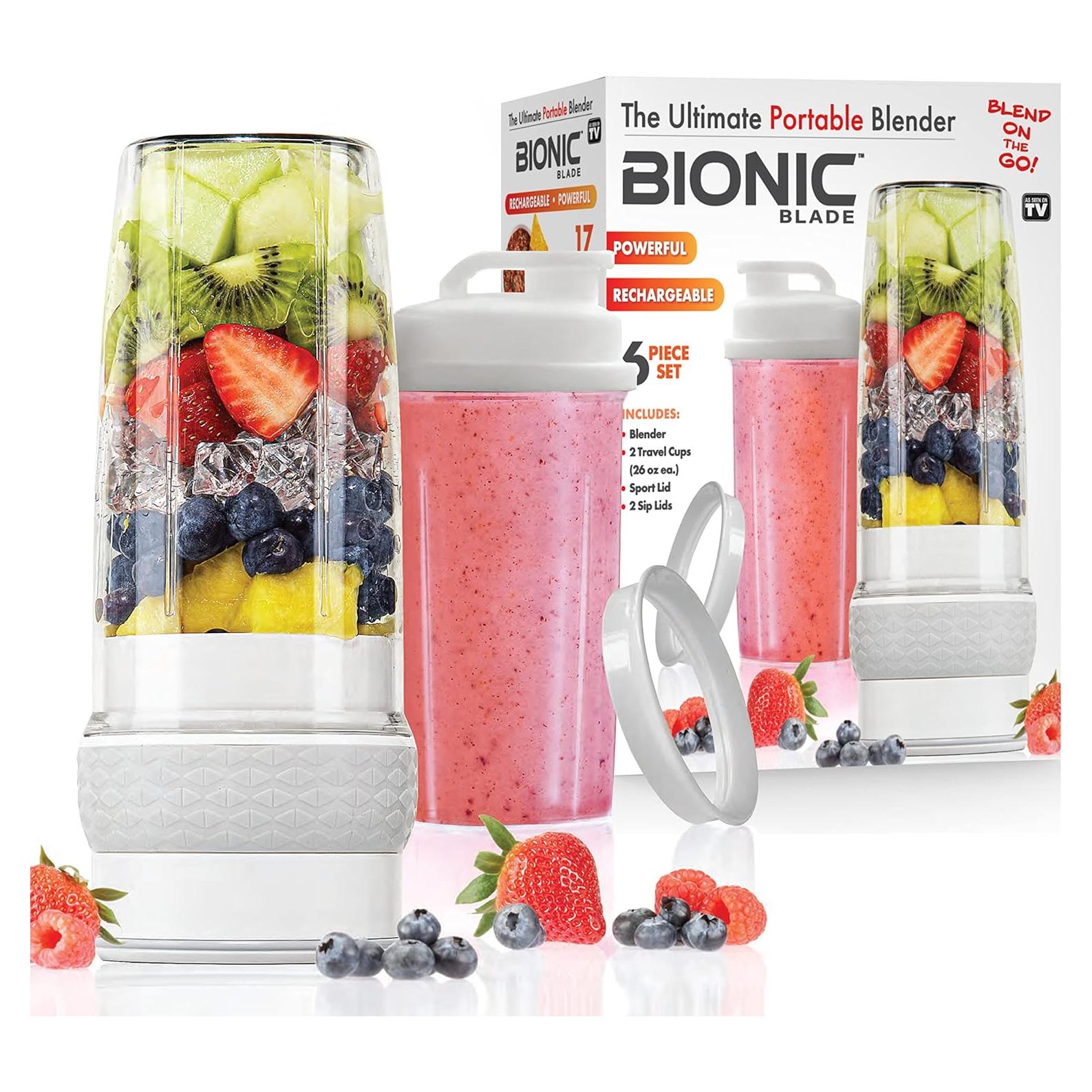 Batidora Personal Inalámbrica Bell+Howell 760 ml - 18,000 RPM