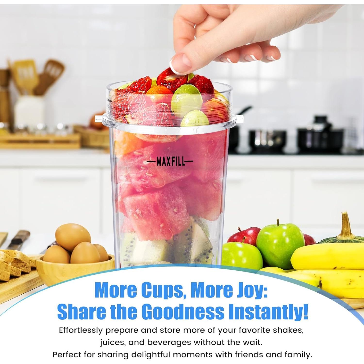 Kit de Reemplazo Tazas Ninja 16 oz con Tapas QB3001SS