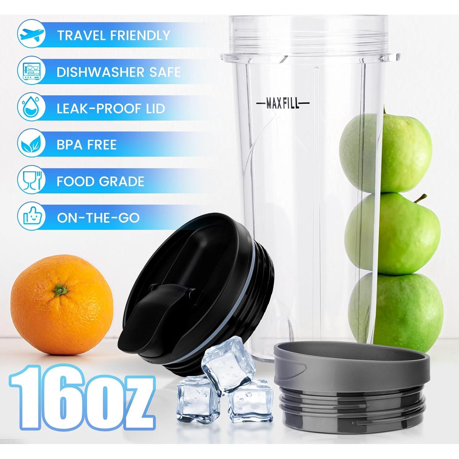 Kit de Reemplazo Tazas Ninja 16 oz con Tapas QB3001SS