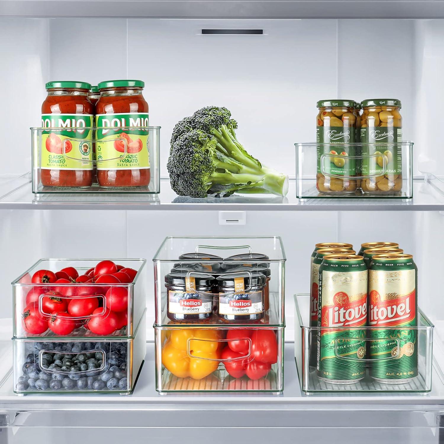 Contenedores de Almacenamiento Transparentes Hudgan 8 Piezas