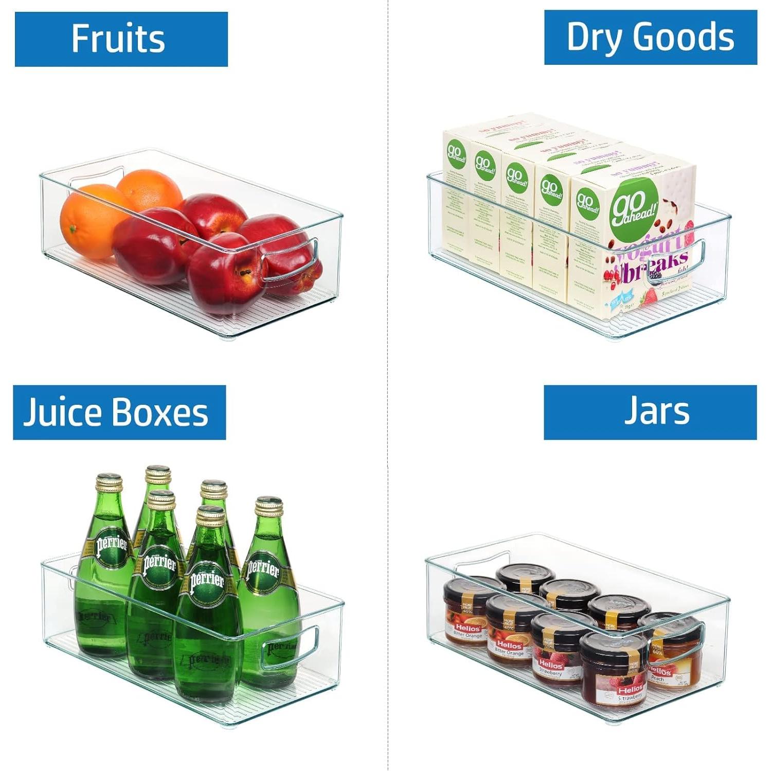 Contenedores de Almacenamiento Transparentes Hudgan 8 Piezas