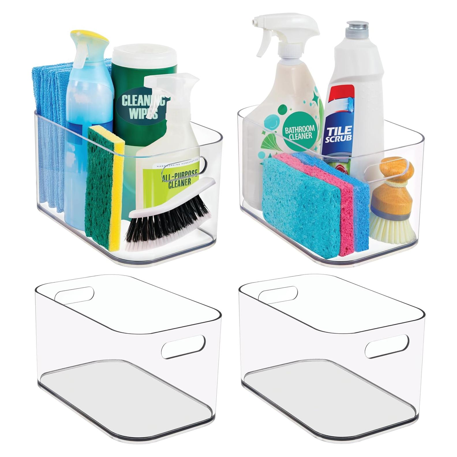 STORi Organizador de Despensa Abierto Claro - Juego de 4