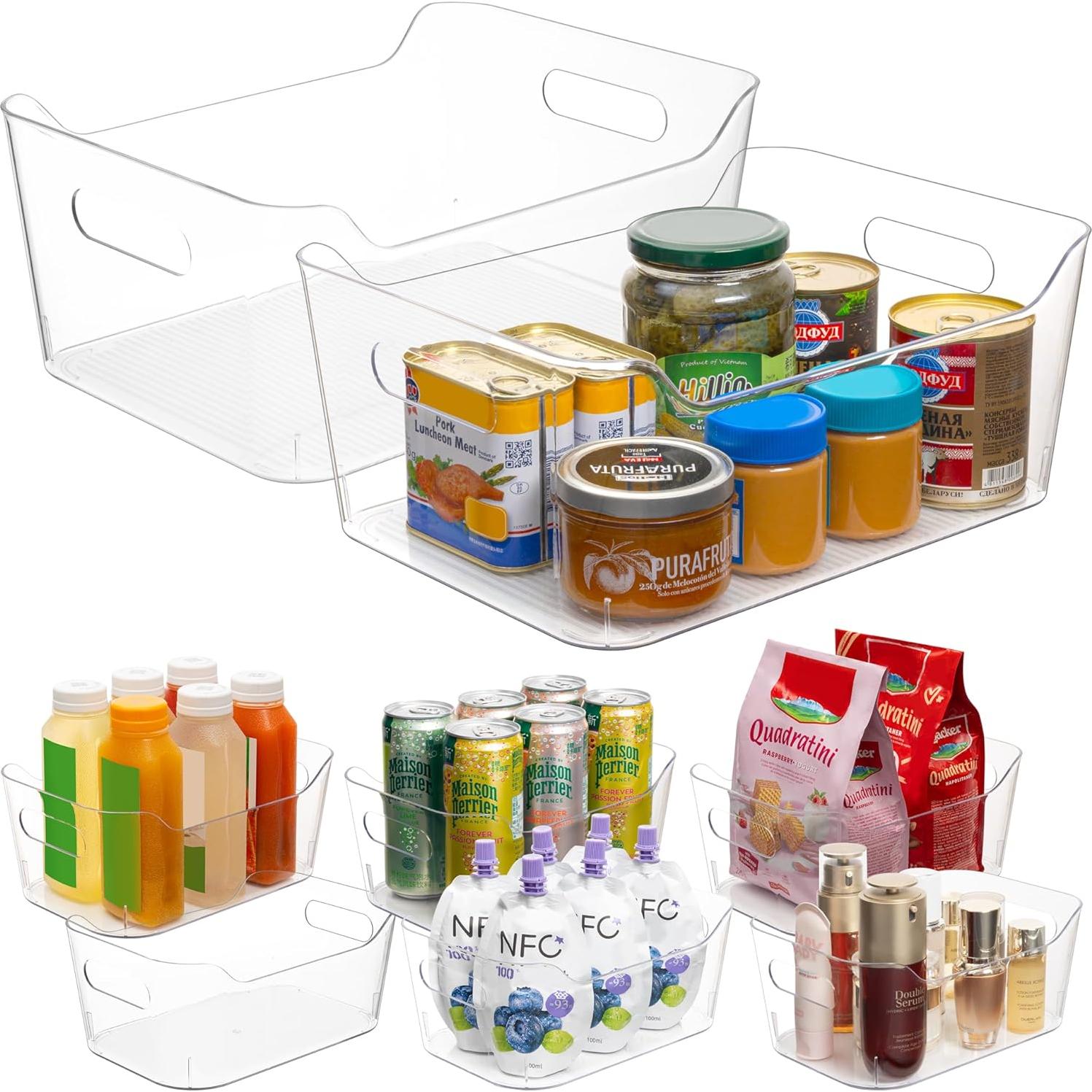 Tiawudi Conjunto de 8 Contenedores de Almacenamiento Plástico