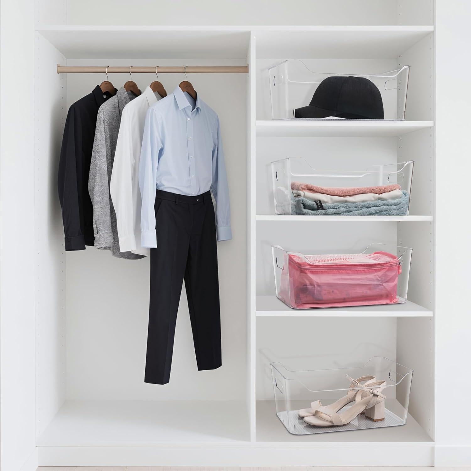 Tiawudi Conjunto de 8 Contenedores de Almacenamiento Plástico