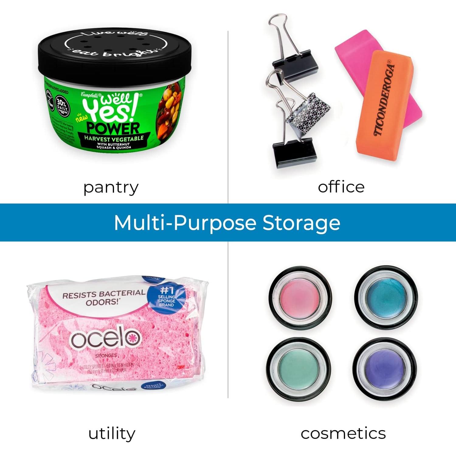 Bin Organizador de Alimentos iDesign Linus 28x18x9 cm Transparente