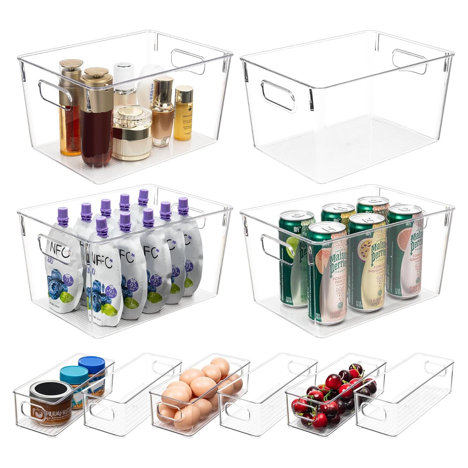 Set de 10 Contenedores de Almacenamiento Tiawudi - 4 Grandes y 6 Pequeños