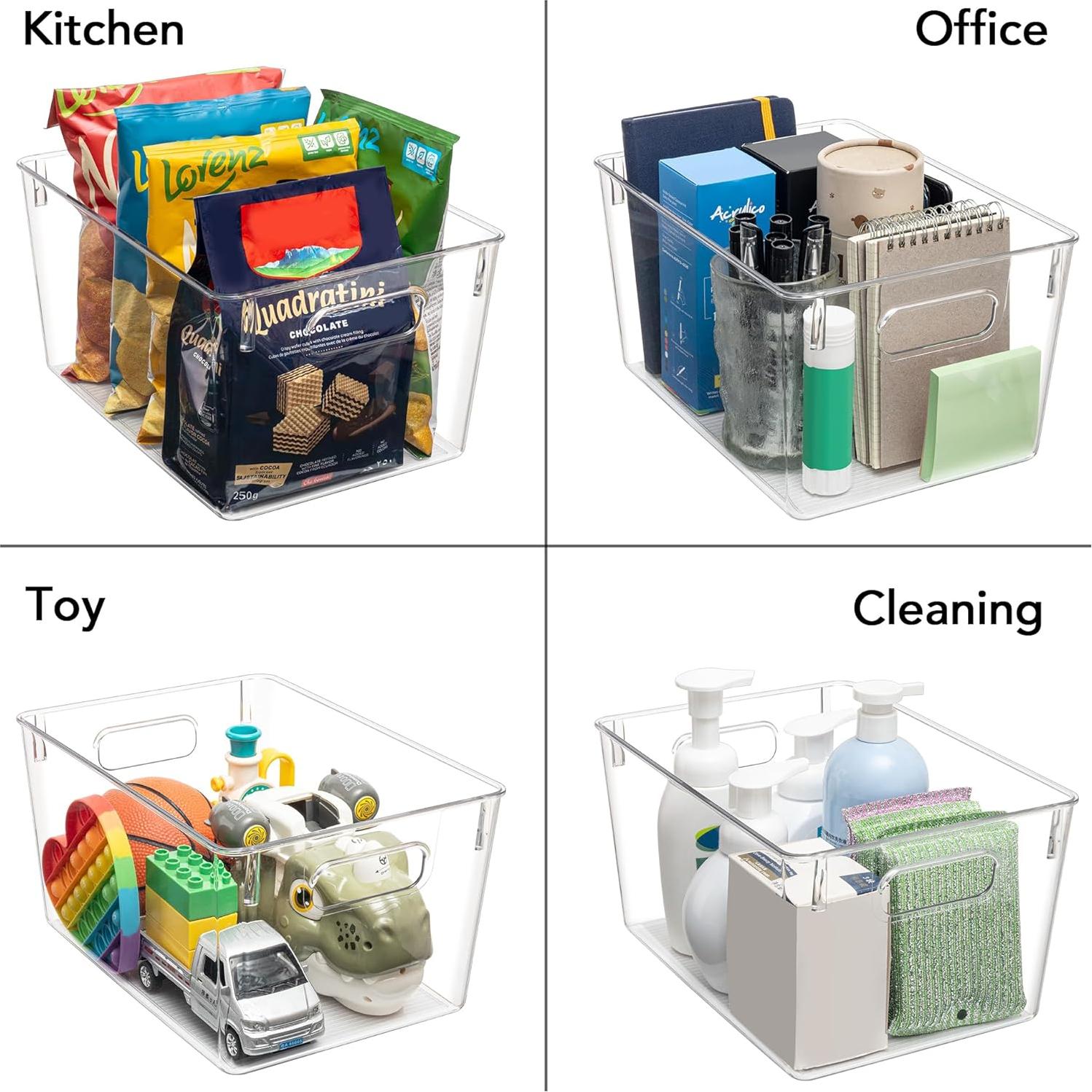 Set de 10 Contenedores de Almacenamiento Tiawudi - 4 Grandes y 6 Pequeños