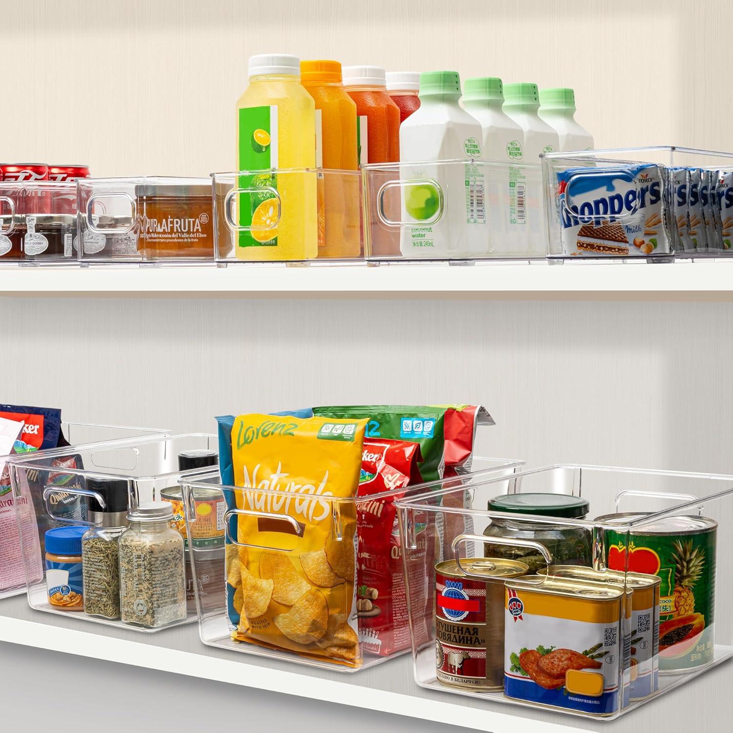 Set de 10 Contenedores de Almacenamiento Tiawudi - 4 Grandes y 6 Pequeños