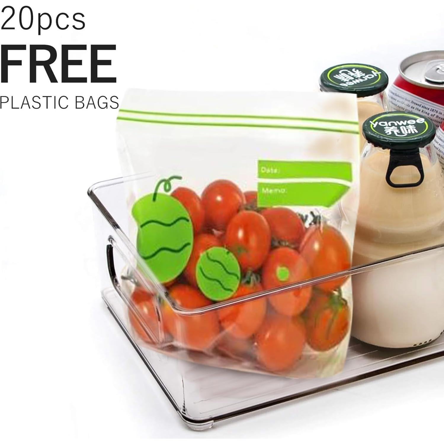 Paquete de 12 Contenedores Organizadores Transparentes ZHOHO