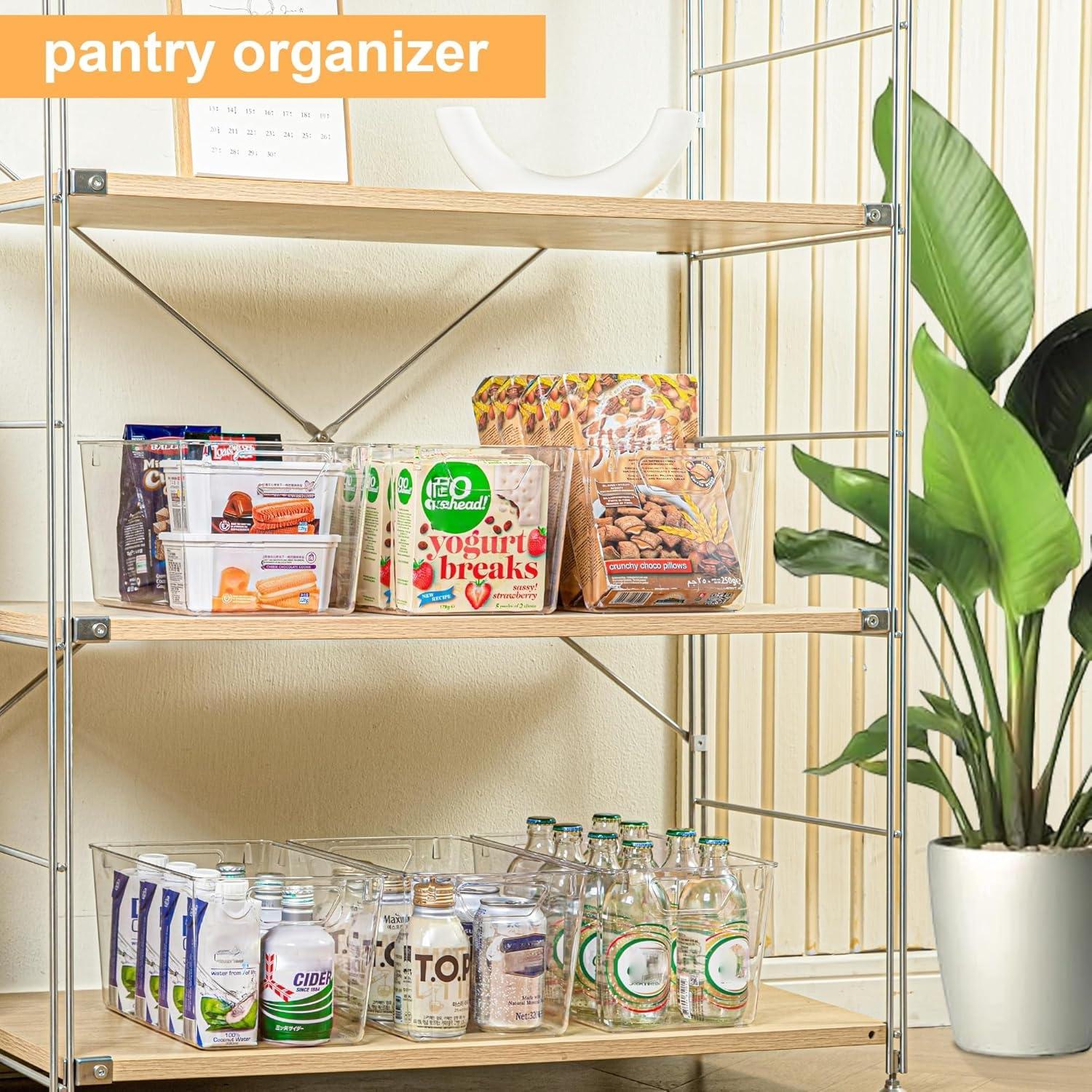 Contenedores de Almacenamiento Plástico Attelite 6 Piezas 30.1x29.1x19.9 cm