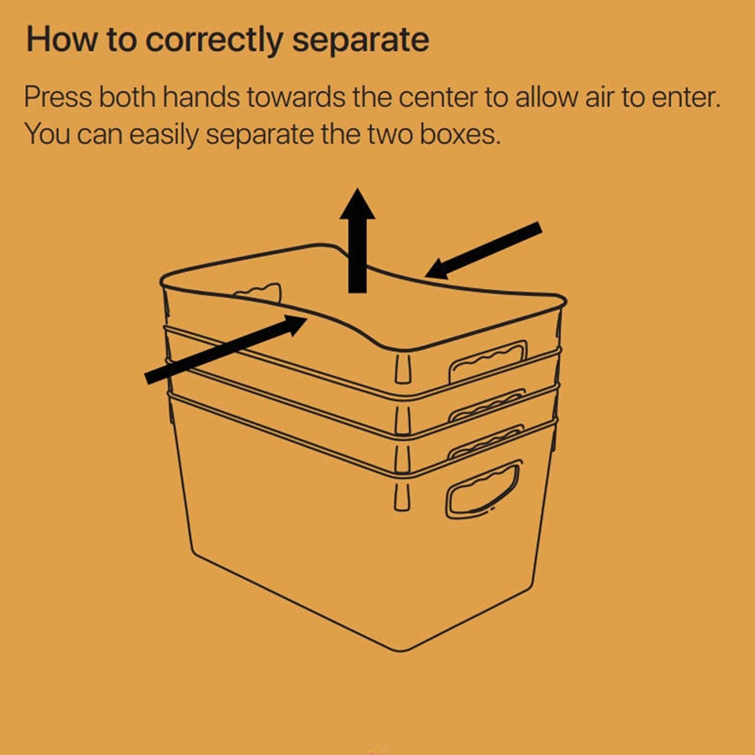 Contenedores de Almacenamiento Transparentes Theaoo - 8 Piezas 28x19x15 cm