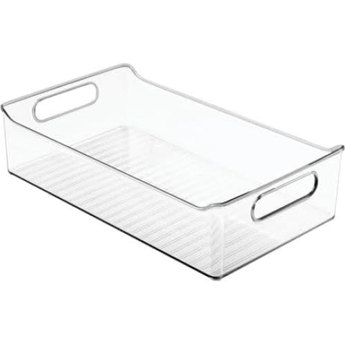 Contenedores de Plástico mDesign para Cocina - 2 Paquete