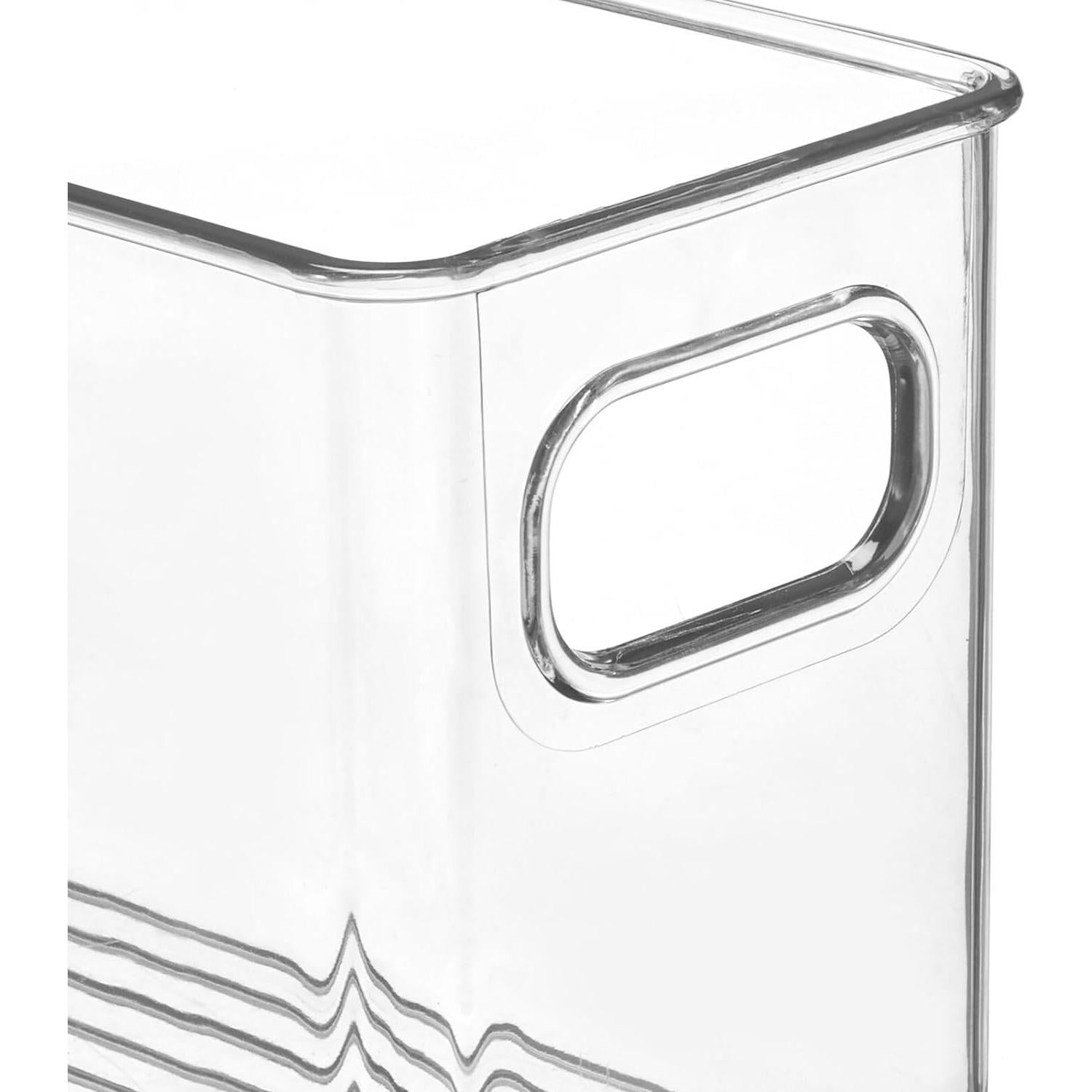 mDesign Organizador de Cocina Plástico Transparente - 2 Unidades