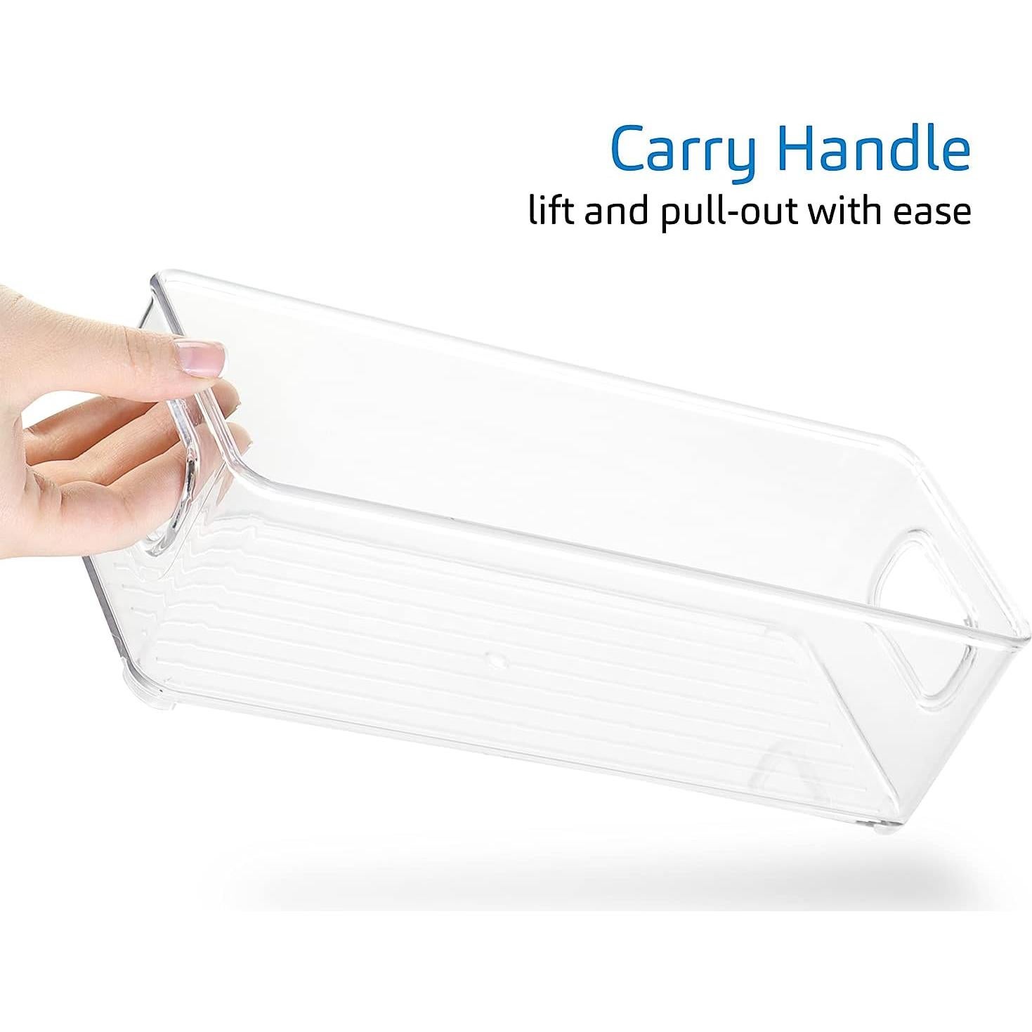 Contenedor Organizador StorageBud - Plástico Transparente 25.4x10.2cm