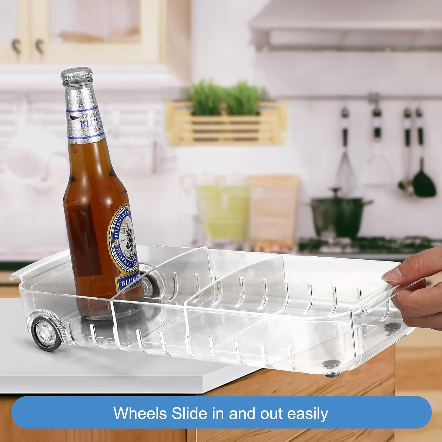 Organizador de Cajón de Refrigerador Maquita 2 Pcs Transparente