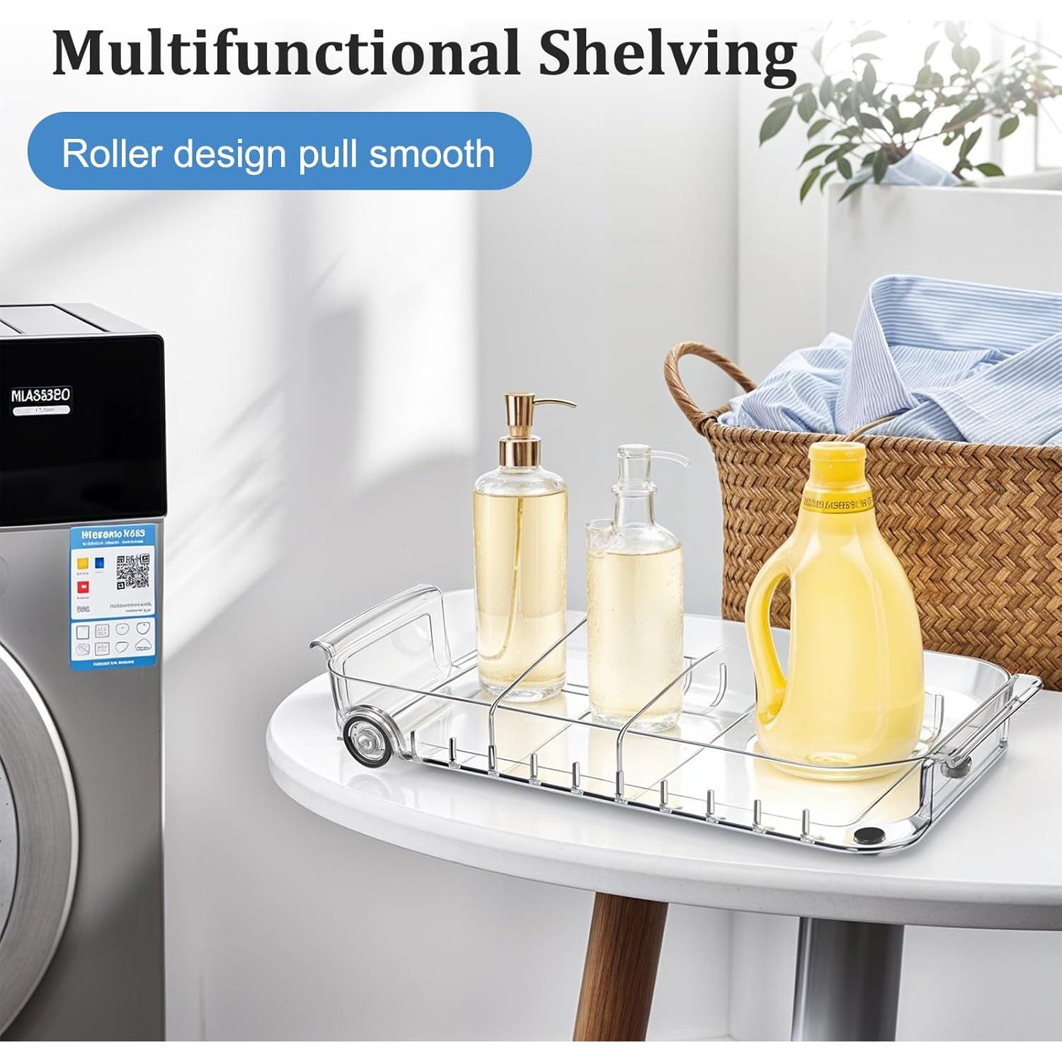 Organizador de Cajón de Refrigerador Maquita 2 Pcs Transparente