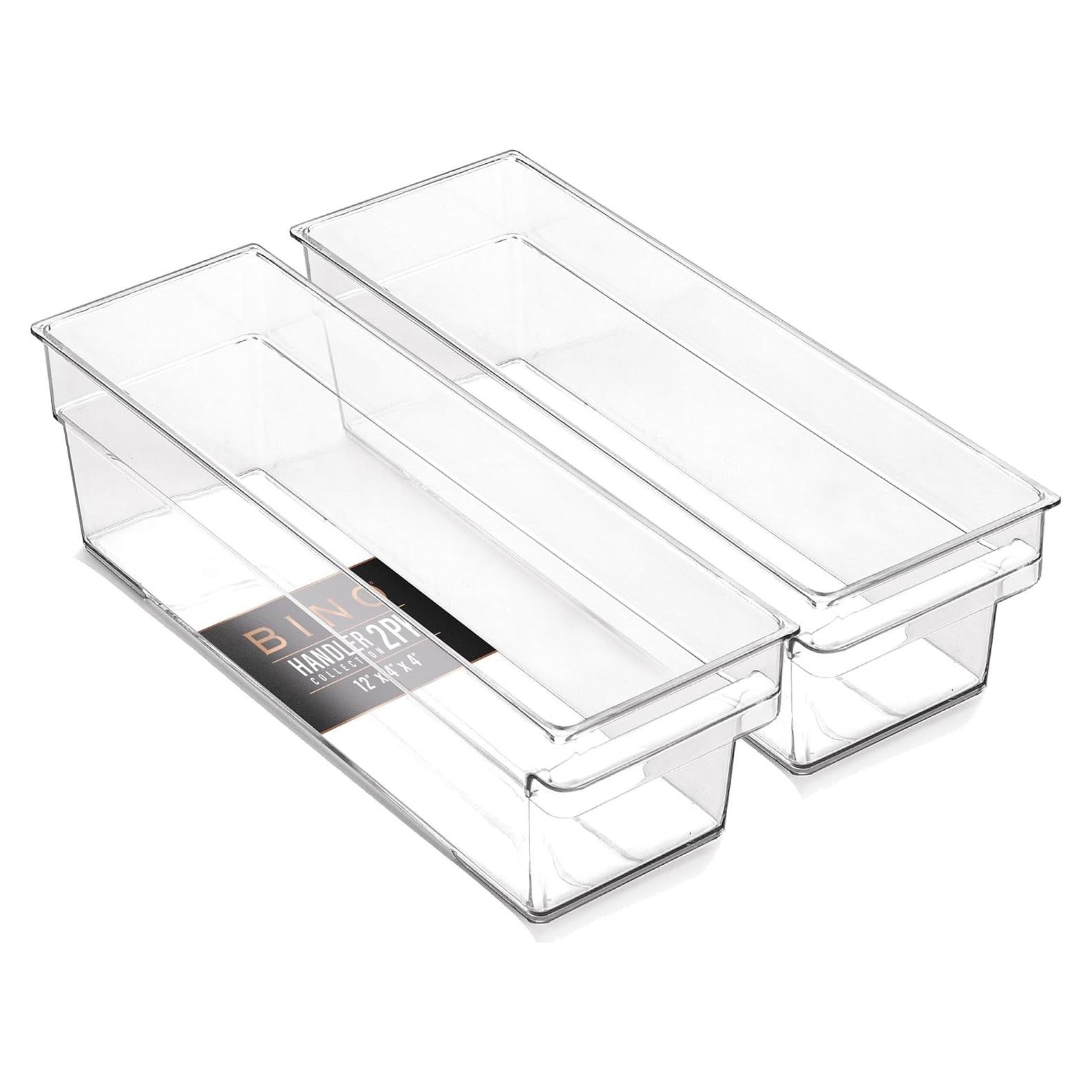 Contenedores de Almacenamiento BINO 2PK Pequeños Transparentes