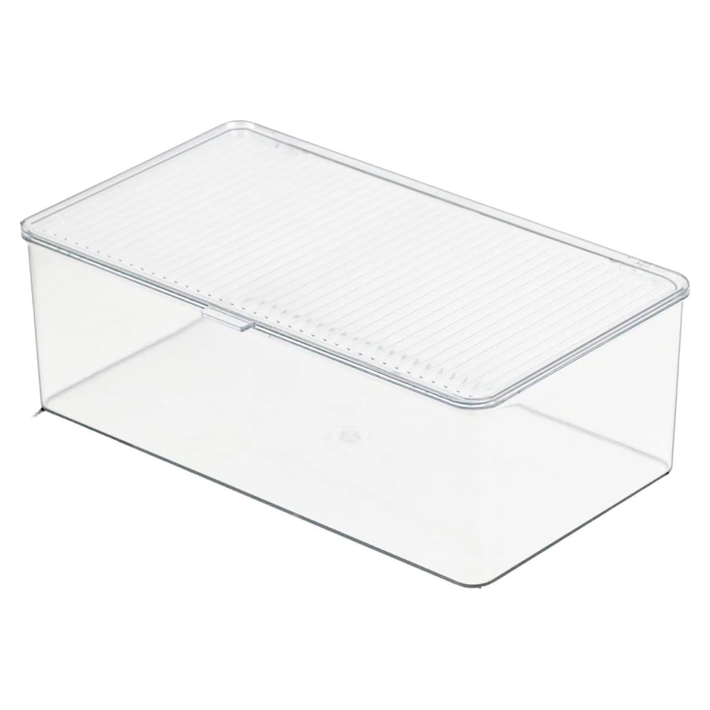 Contenedor de Almacenamiento ZEXALOR Mediano Transparente con Tapa