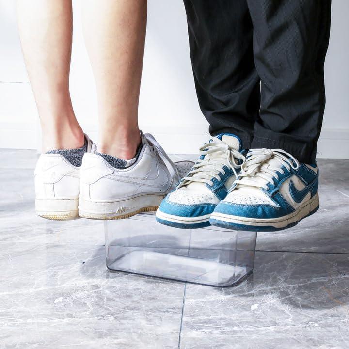 Cajas de Almacenamiento Transparentes SGOOSTOOD 4 Piezas 25.3x15x10.8cm