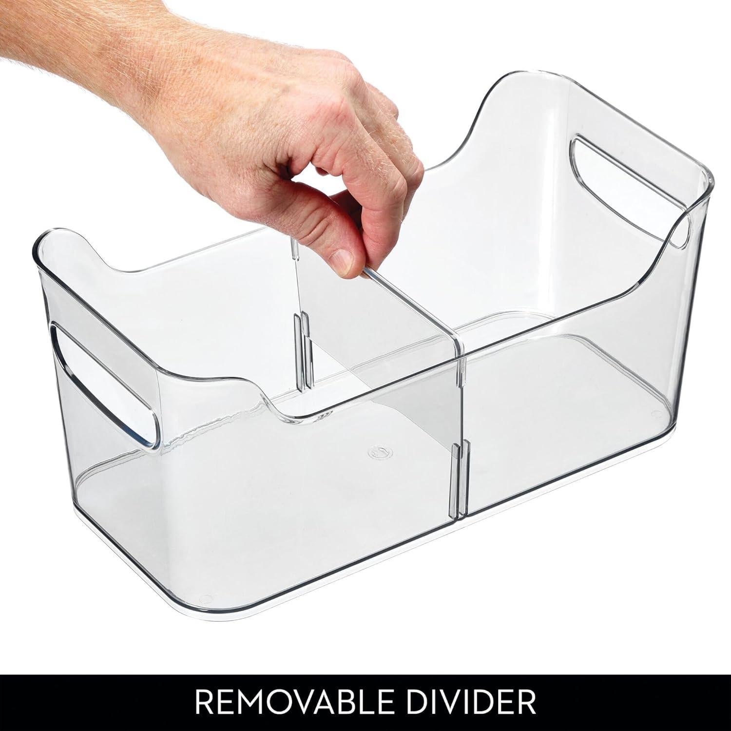 Contenedor Organizador de Nevera iDesign 30.5x15.2 cm Transparente