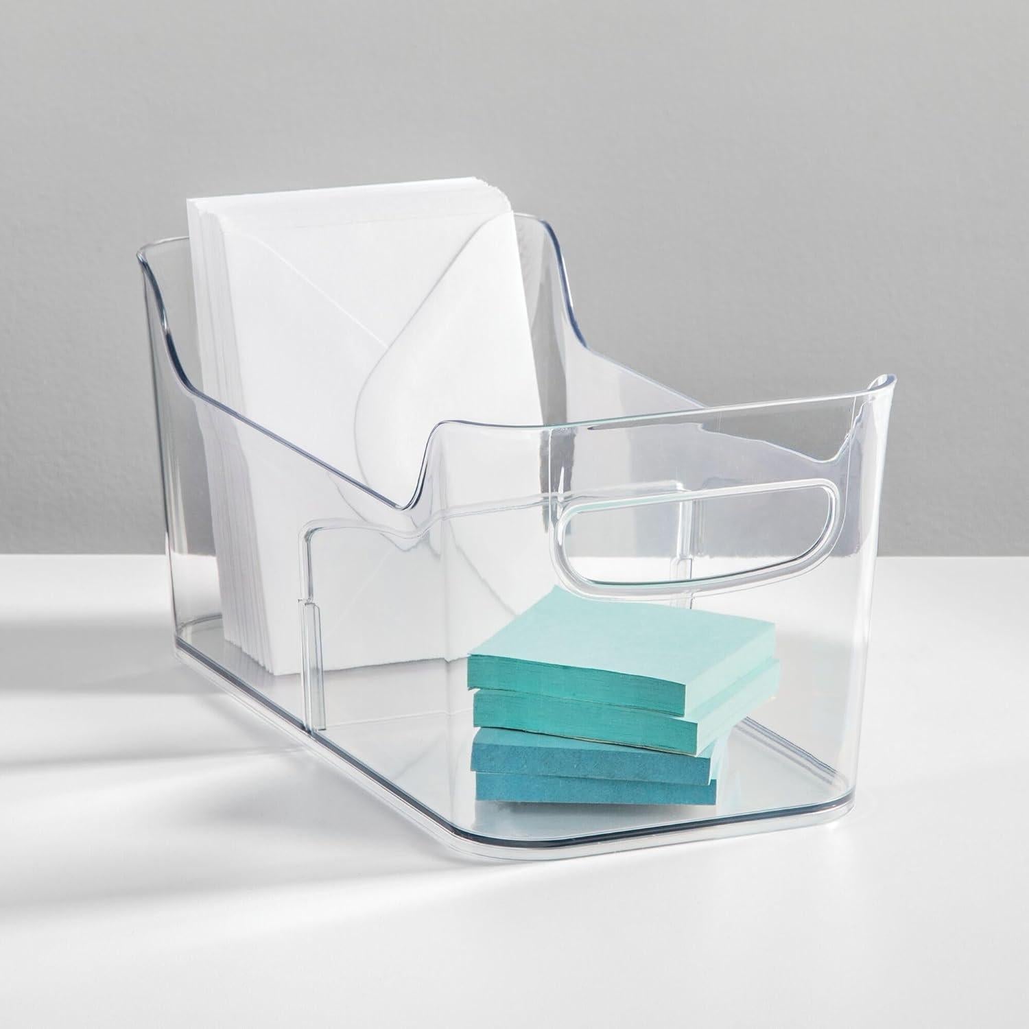 Contenedor Organizador de Nevera iDesign 30.5x15.2 cm Transparente