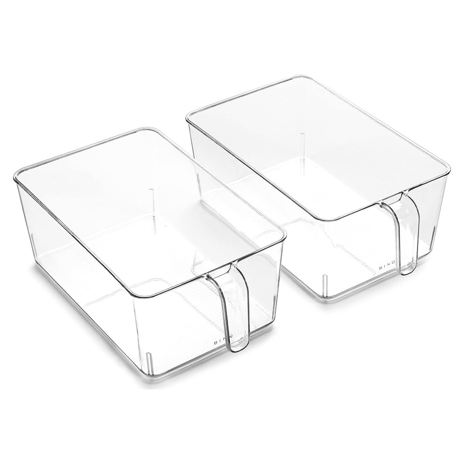 Contenedores de Almacenamiento BINO 2-Pack Medianos Transparentes