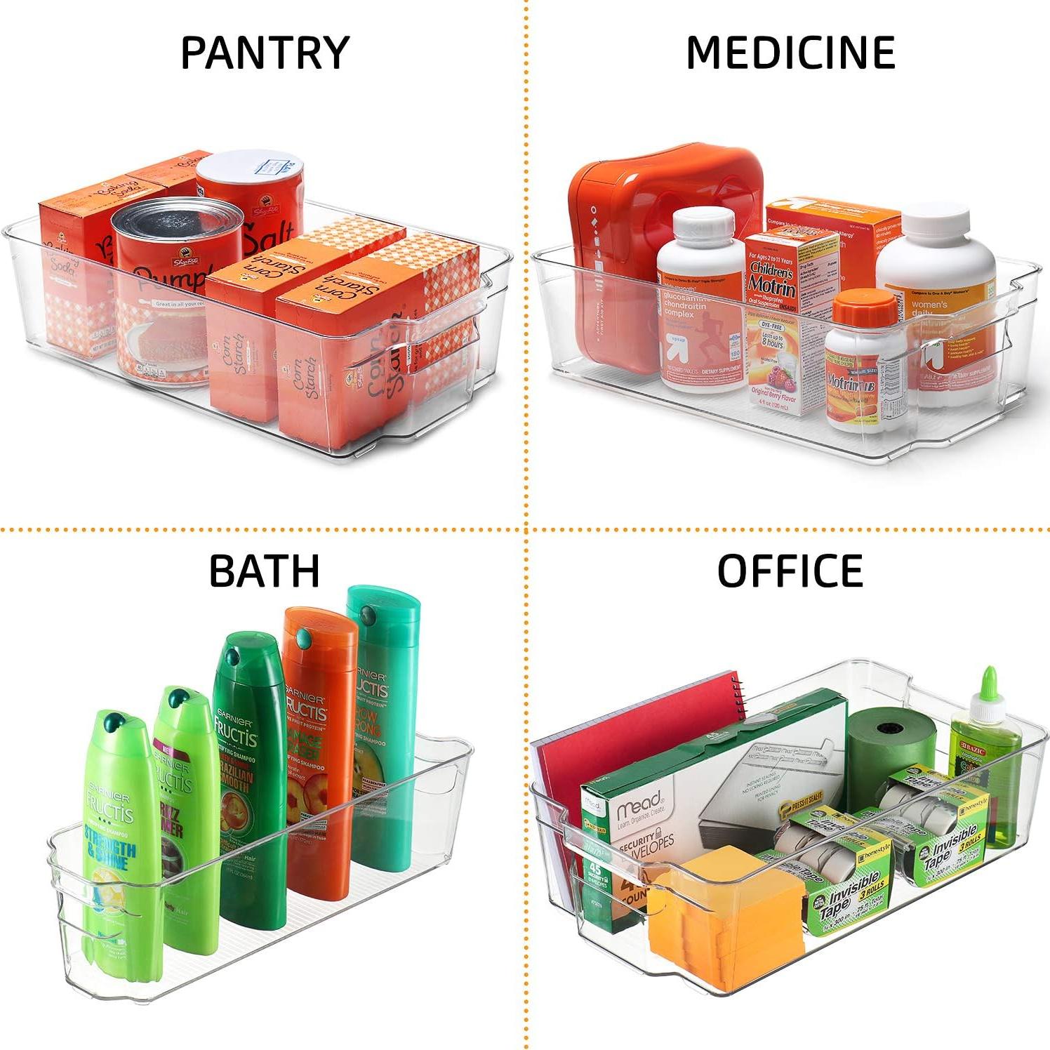 Organizador de Nevera Transparentes 16 Piezas StorageBud