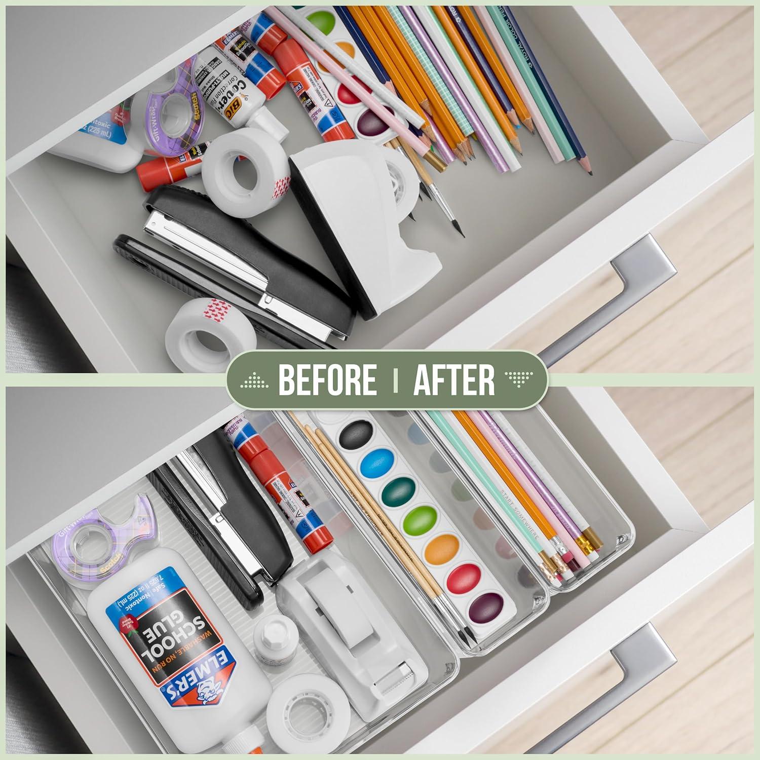 Cajas de Almacenamiento Plástico Transparente Sorbus 10 Unidades