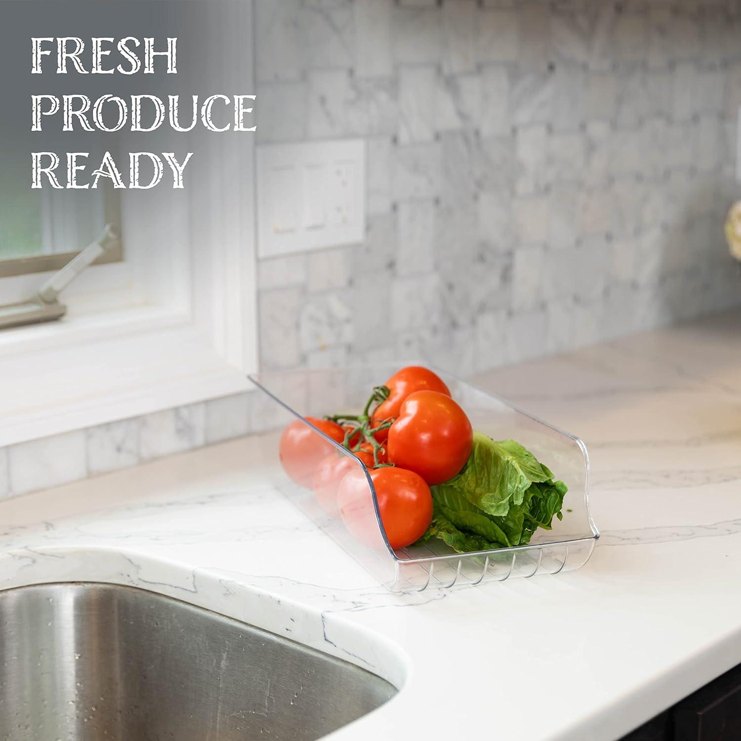 Organizador de Latas Oizeir - Contenedor Plástico Transparente 4 Piezas