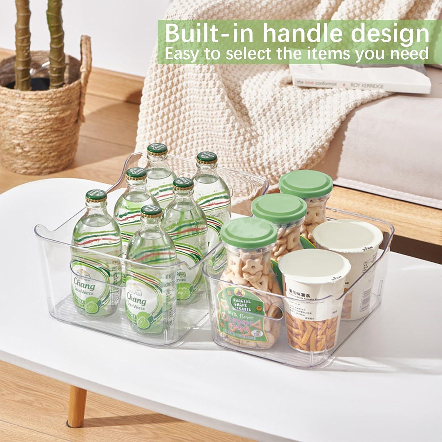 Contenedores de Almacenamiento Plástico NANLIUJING 4PK 28.4x20.3x12.7cm