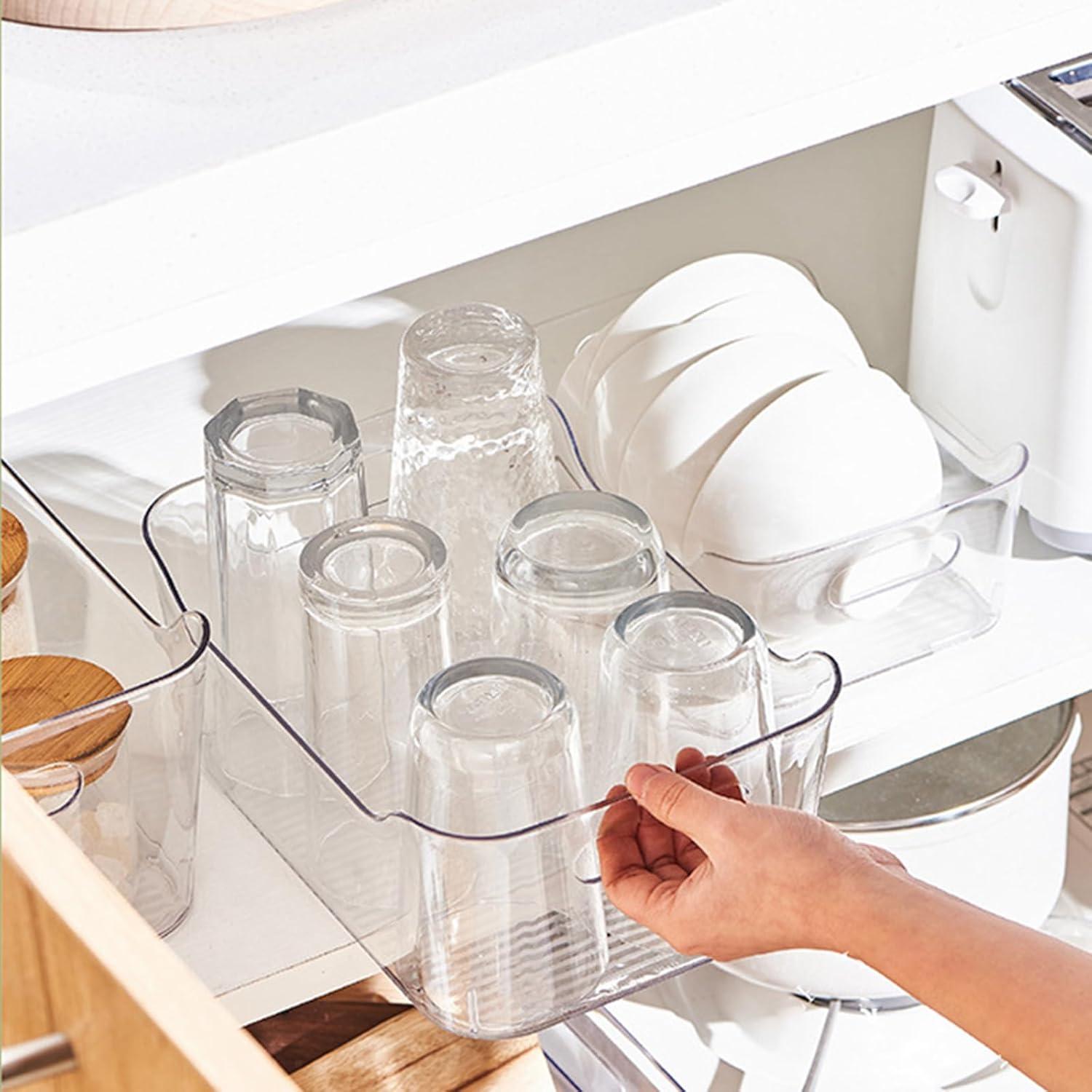 Contenedores de Almacenamiento Plástico NANLIUJING 4PK 28.4x20.3x12.7cm