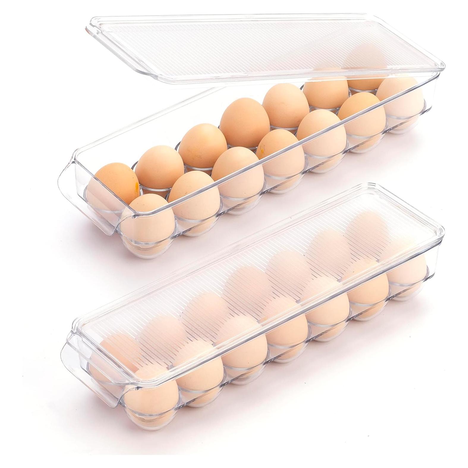 Soporte de Huevos Apilable cuteSun - 2 Paquetes, 28 Huevos