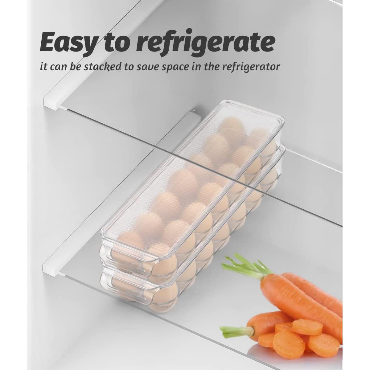 Soporte de Huevos Apilable cuteSun - 2 Paquetes, 28 Huevos