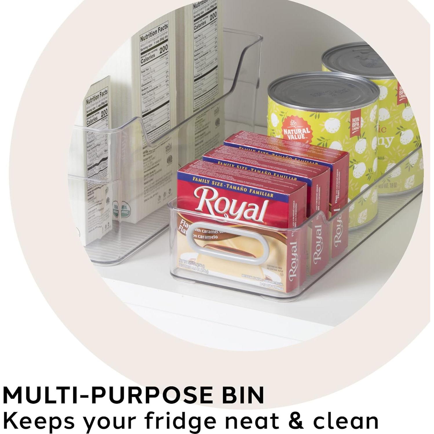 Contenedores de Almacenamiento Oggi 14x5 cm - Juego de 6, Transparente