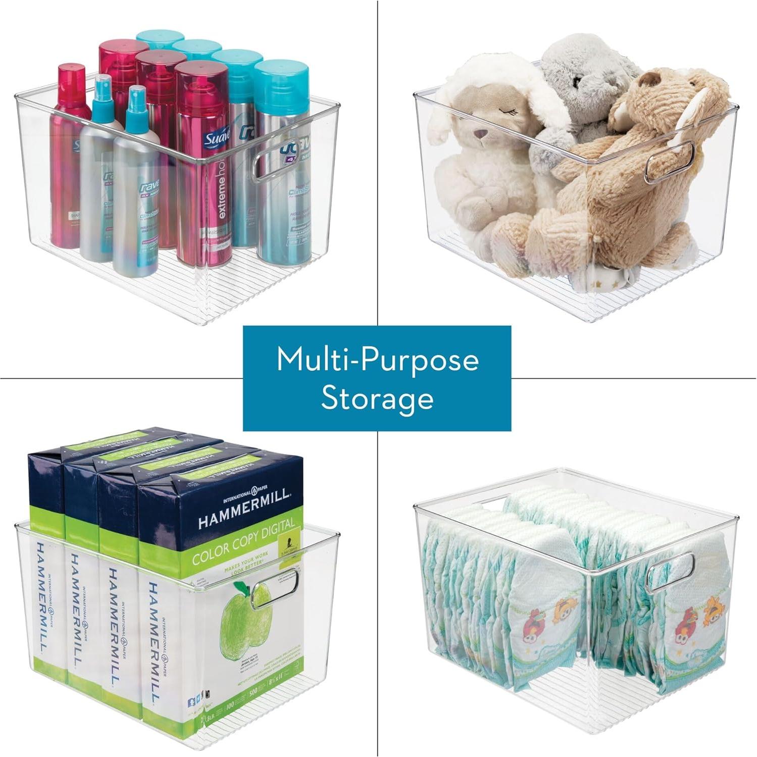 Contenedor Organizador Apilable iDesign Linus 30.5x12.7x19.7cm