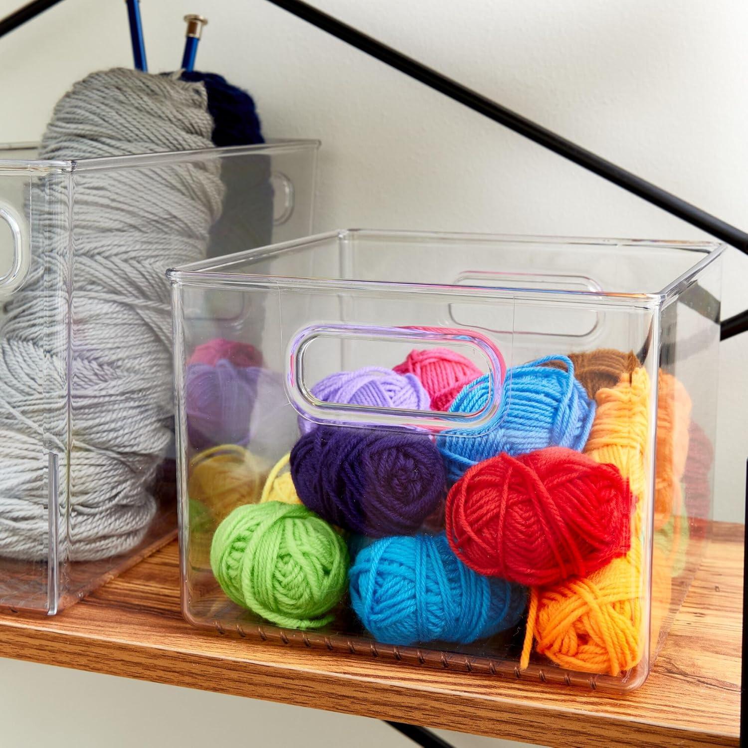 Contenedor de Almacenamiento iDesign 20.32x20.32x15.24 cm - Transparente