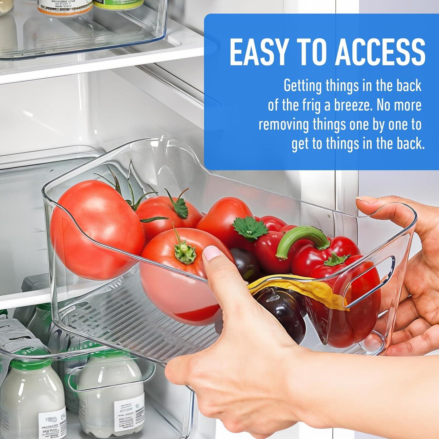 12 Contenedores de Almacenamiento Plástico Transparente JOUTYFOR