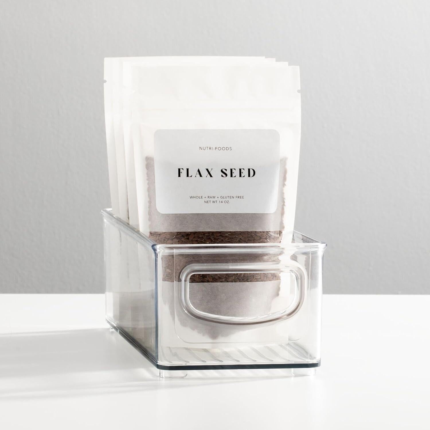 Caja Organizadora Plástica mDesign 4 Unidades 25.4x10.16cm