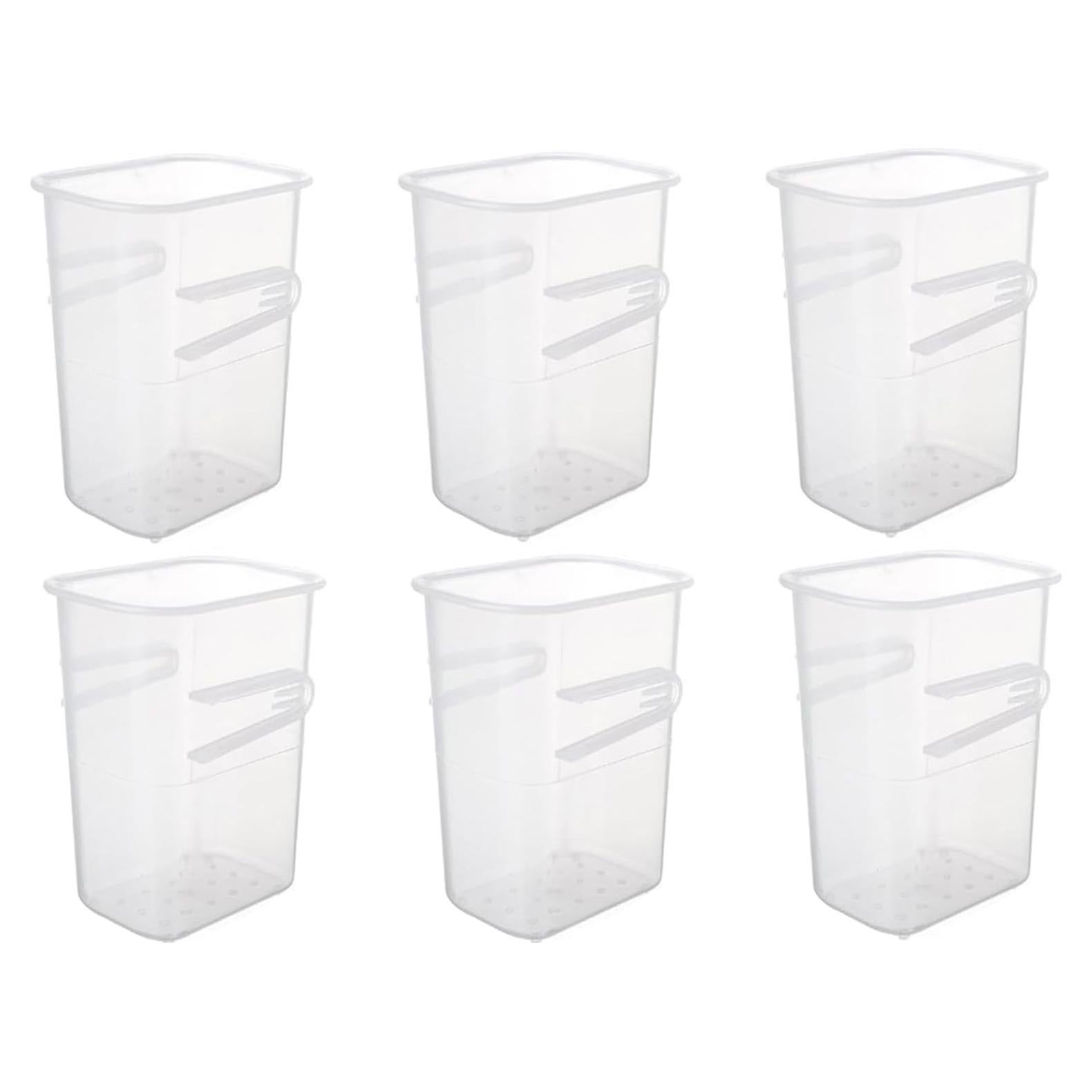 Organizador de Puerta de Refrigerador 6 Piezas MdakeGo Transparente