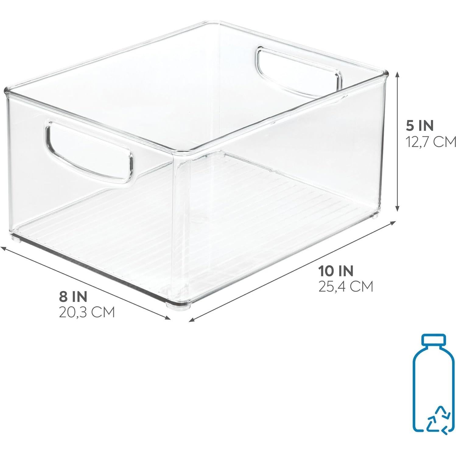 Contenedor de Almacenamiento Apilable iDesign 25,4x20,3x12,7 cm
