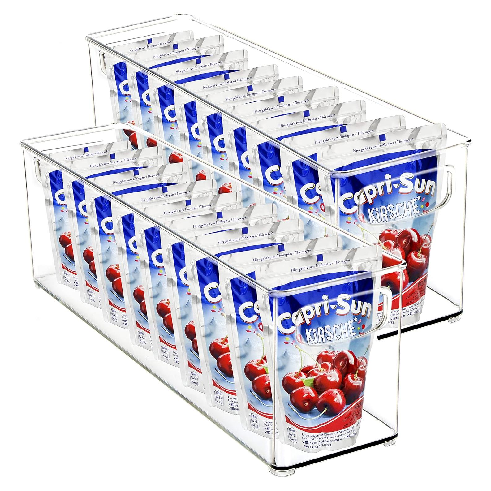 Contenedor Organizador de Almacenamiento Youngever 2 Pack 40.6x10.2x12.7cm