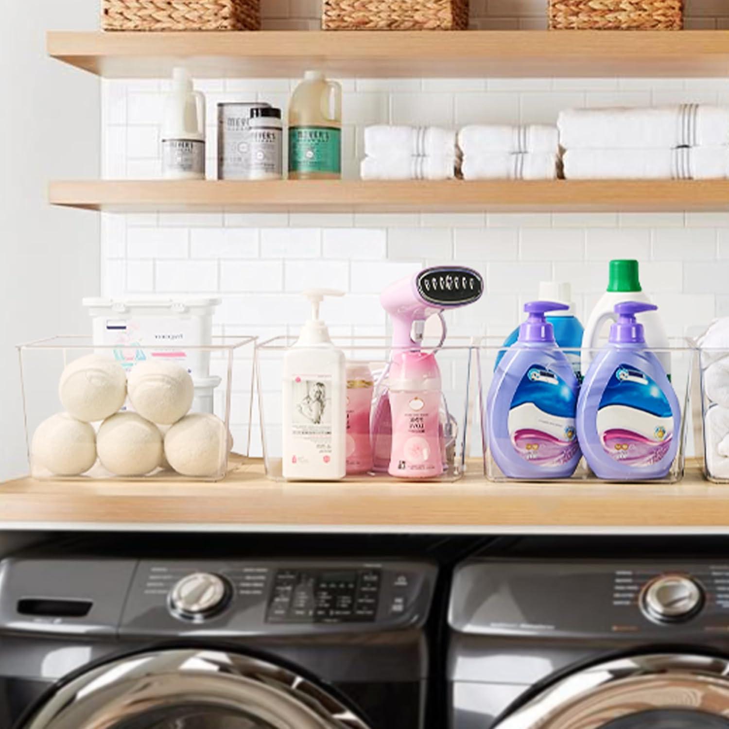 Vtopmart 4 Contenedores de Almacenamiento Cuadrados 27.9cm