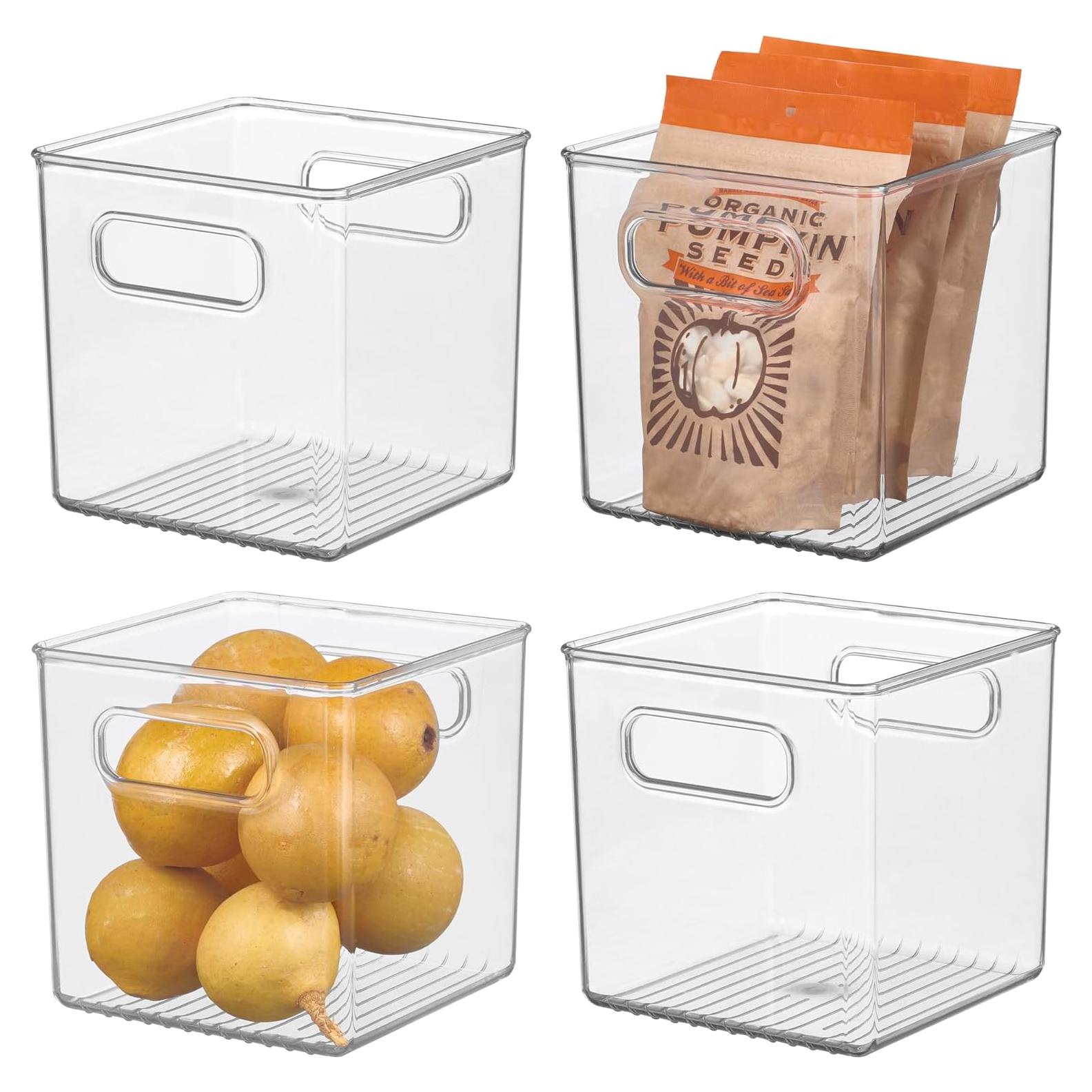 Set de 4 Bins de Almacenamiento iDesign 15.24 cm - Transparente