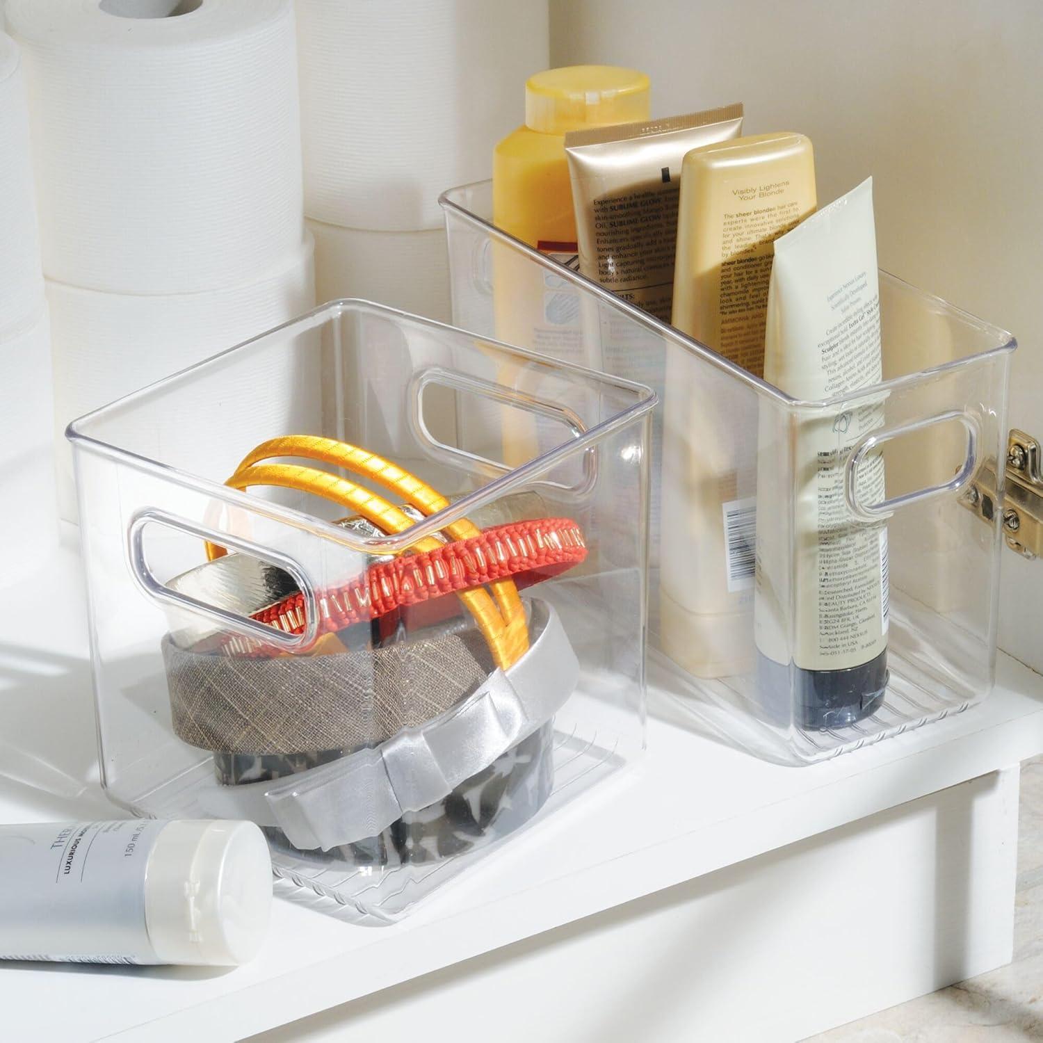 Set de 4 Bins de Almacenamiento iDesign 15.24 cm - Transparente