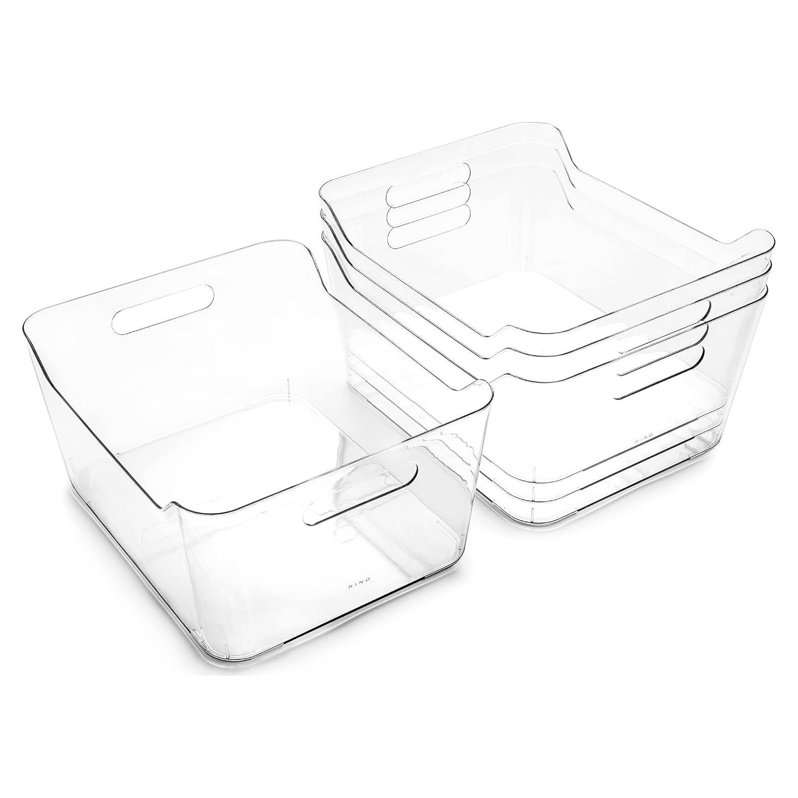 Contenedores Organizadores de Plástico BINO X-Large 4 Pzs