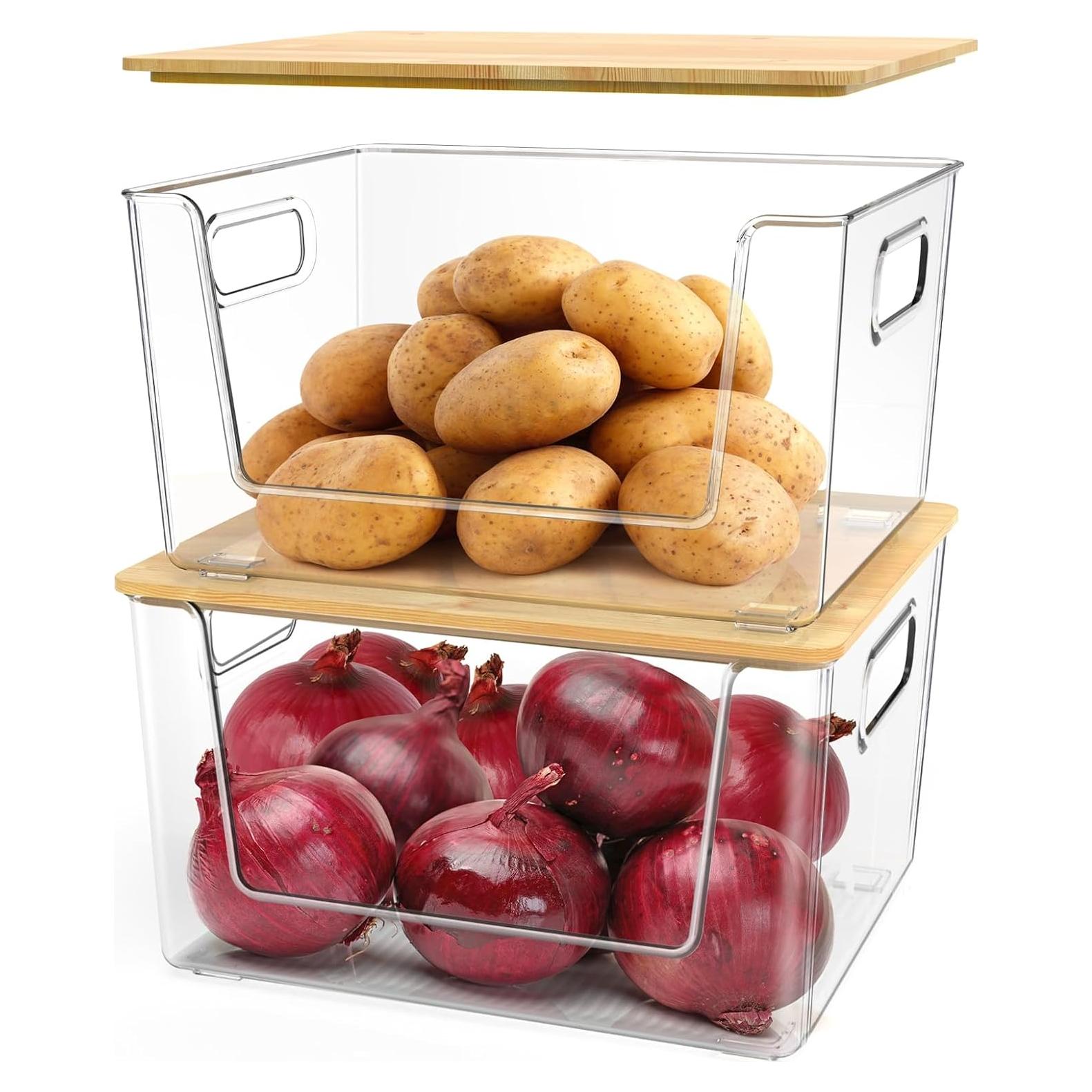 Contenedores de Almacenamiento IDEATECH 2 Paquete 3.69L